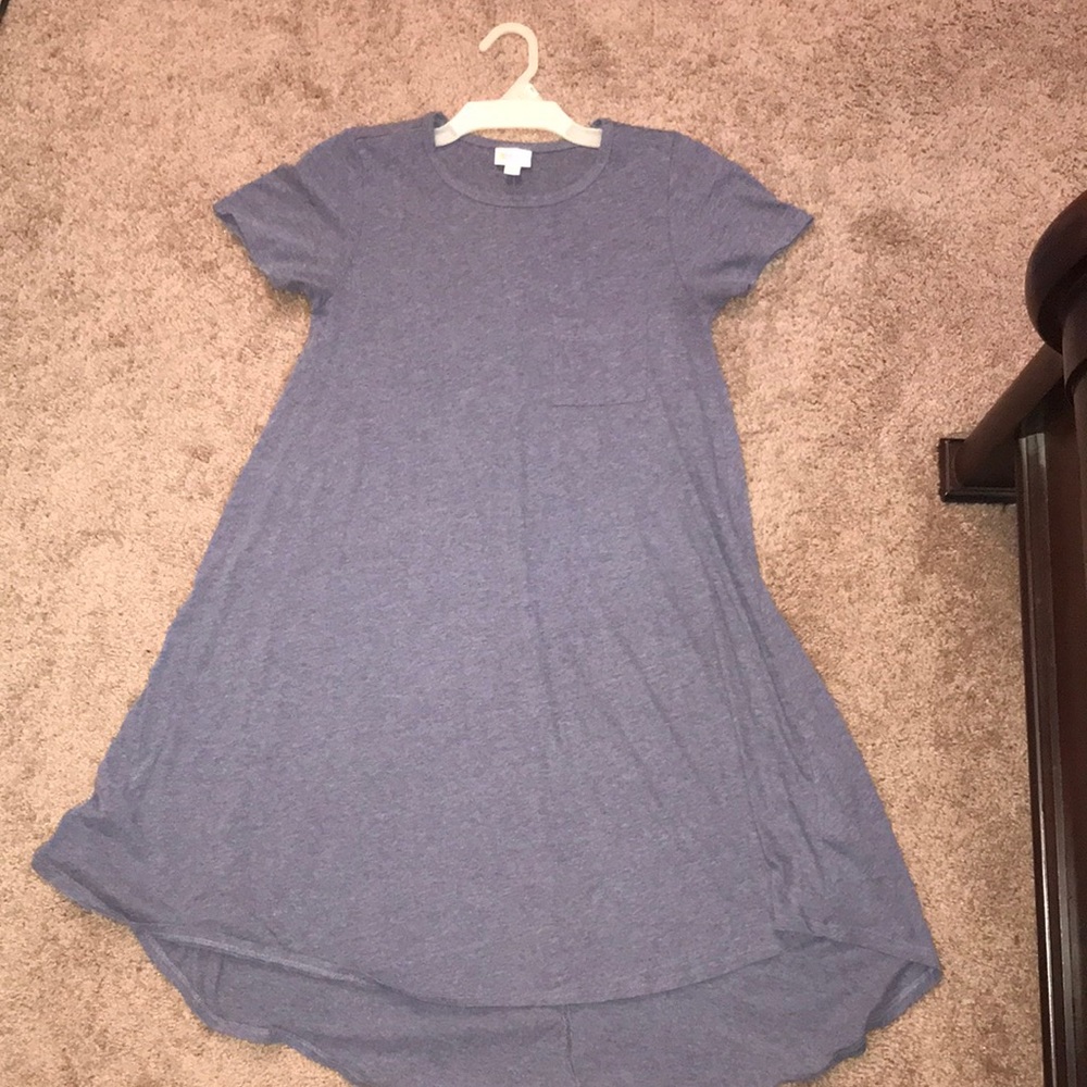 Heathered blue LulaRoe Carly